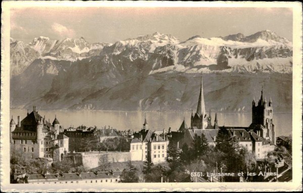 Lausanne et les Alpes Vorderseite