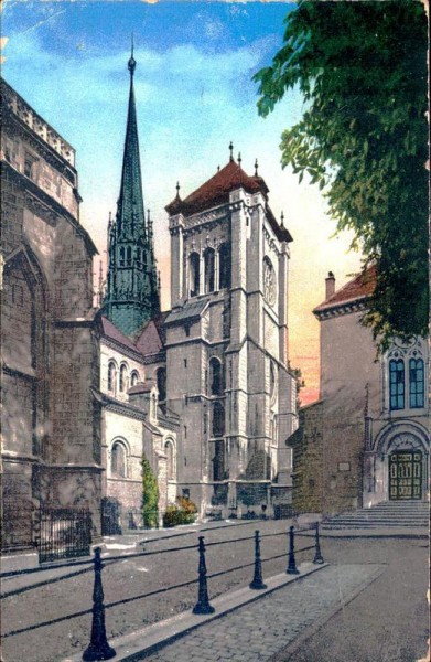 Genf - die Kathedrale von St.Pierre Vorderseite