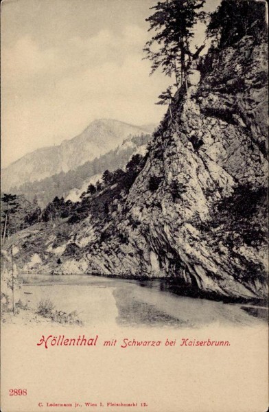 Höllenthal mit Schwarza bei Kaiserbrunn Vorderseite