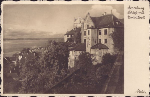 Meersburg, Schloss mit Unterstadt