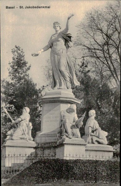 Basel - St.Jakobsdenkmal Vorderseite