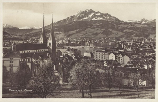 Luzern mit Pilatus