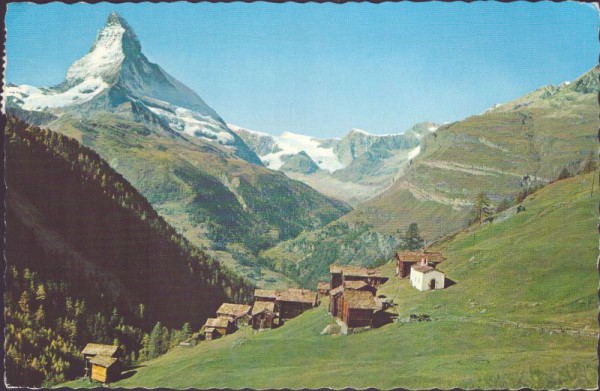Findelen bei Zermatt mit Matterhorn (4505 m)