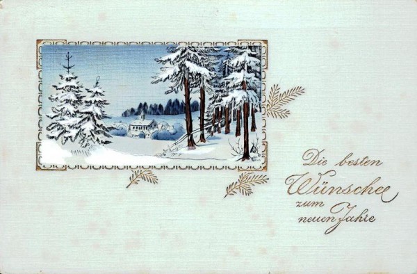 Neujahrskarte Vorderseite