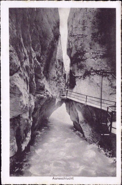 Aareschlucht. 1916