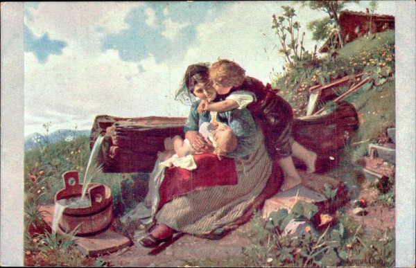 K. Grob, Mutterglück Vorderseite