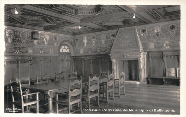 Sala Patriziale del Municipio di Bellinzona Vorderseite