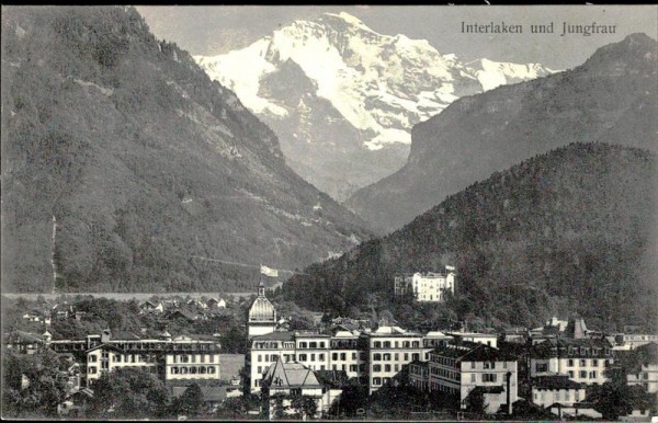 Interlaken und Jungfrau Vorderseite