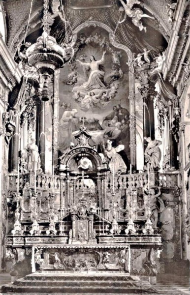 Einsiedeln, Stiftskirche - Hochaltar Vorderseite