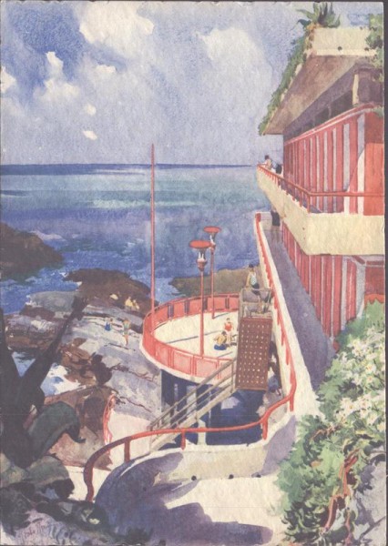 Nervi, Hotel Savoia Vorderseite