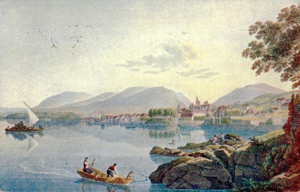 Vue de Neuchâtel, Gabriel Lory der Jüngere. 1925 Vorderseite