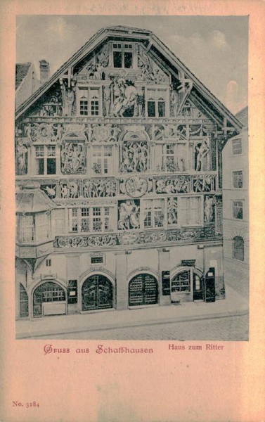 Gruss aus Schaffhausen Vorderseite
