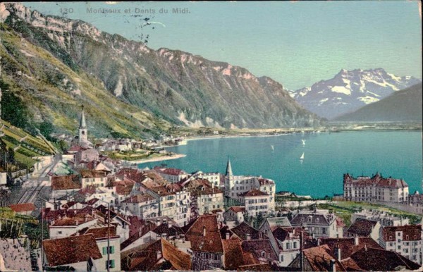Montreux et Dents du Midi Vorderseite