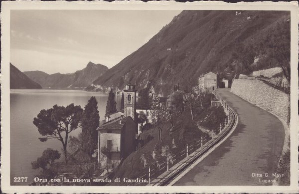 Oria con la Nuova strada di Gandria