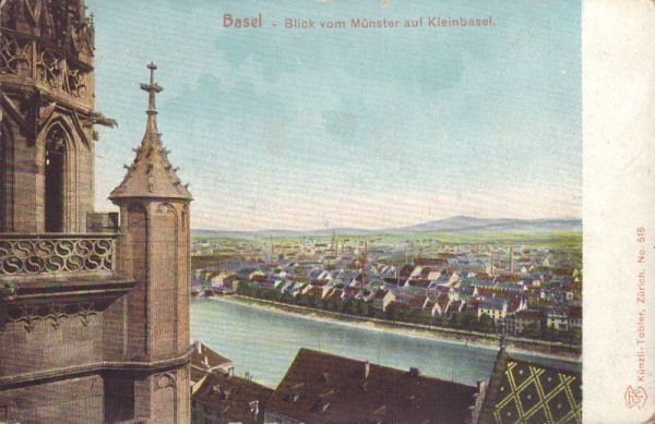 Basel - Blick von Münster auf Kleinbasel