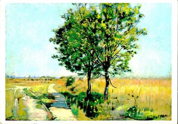 Weidenbäume, Ferdinand Hodler Vorderseite