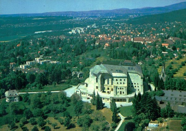 Goethenum, Freie Hochschule für Geisteswissenschaft, Dornach  -  Flugaufnahmen Vorderseite