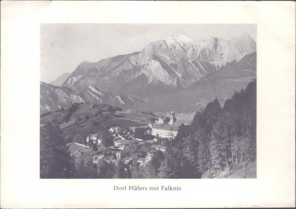 Pfäfers Vorderseite