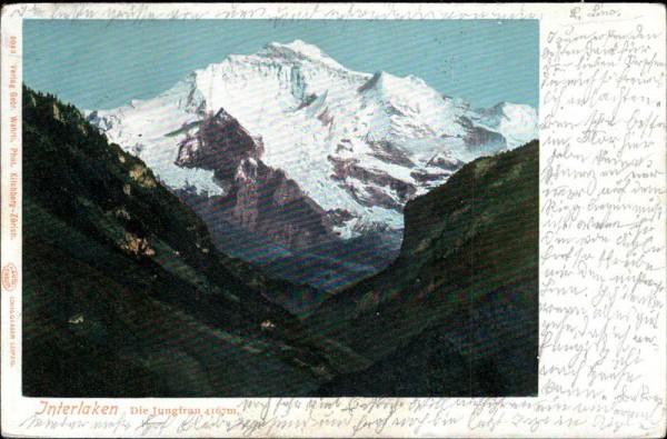 Interlaken Die Jungfrau Vorderseite