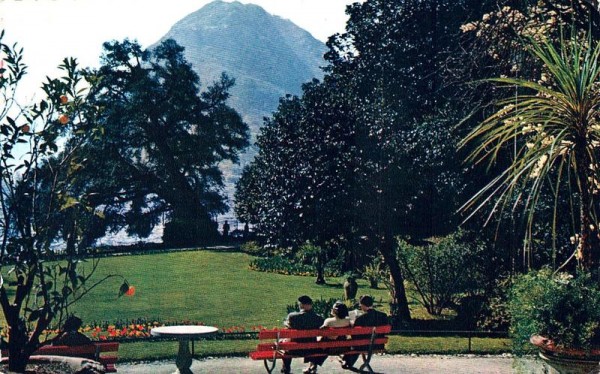 Lugano. Il Parco Ciani. Il Monte S. Salvatore Vorderseite