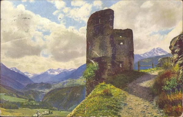 Wartturm bei Schloss Tarasp Vorderseite