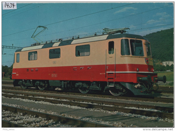 SBB - CFF - Lokomotive Re 4/4II 11158-11161, 11249-53 für TEE-Züge, 80t, 140km/h, 6500PS - Locomotiv