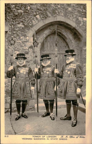 Tower of London - Yeoman Warders in State Dress Vorderseite