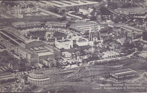 British Empire Exhibition - Giant Bandstand in Background