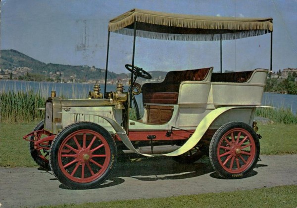 Ein "Clément-Bayard" Typ "Tonneau" aus dem Jahre 1904, Verkehrshaus Luzern Vorderseite