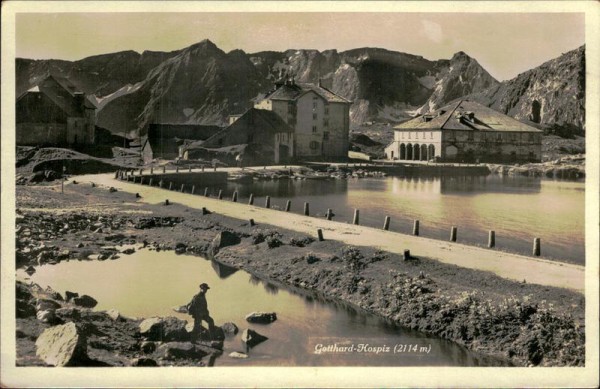 Gotthard-Hospiz (2114 m) Vorderseite