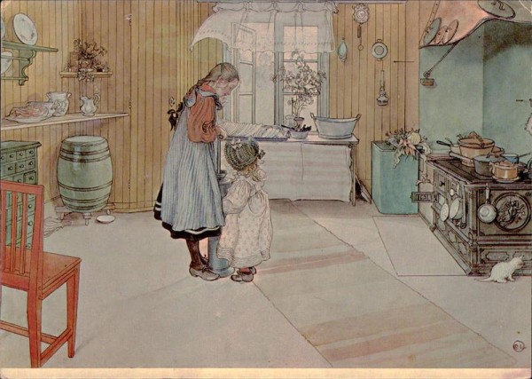 Carl Larsson, Köket Vorderseite