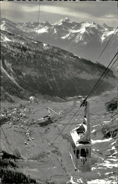 Luftseilbahn - Leukerbad-Gemmipass Vorderseite
