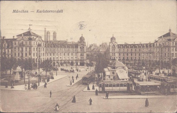 München, Karlstorrondell Vorderseite