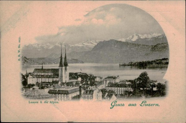 Gruss aus Luzern Vorderseite