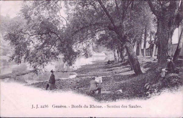 Genève - Bords du Rhône - Sentier des Saules