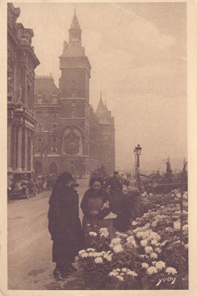 Marché aux fleurs Quai de l'Horloge, Paris