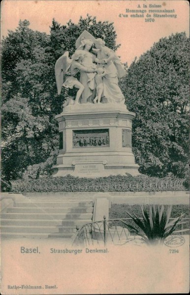 Basel - Strassburger Denkmal Vorderseite