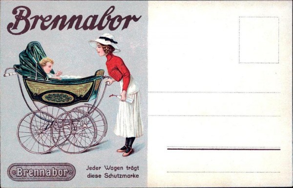 Brennabor Werbekarte Vorderseite