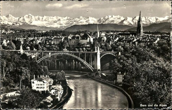 Bern und die Alpen Vorderseite