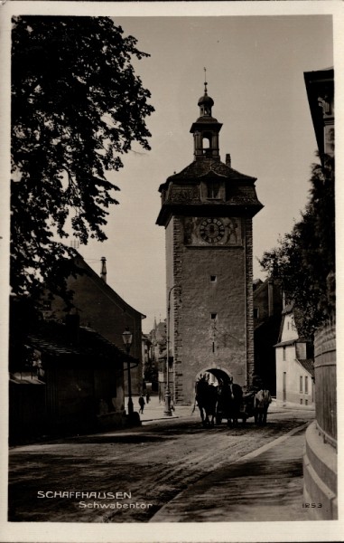 Schwabentor, Schaffhausen. 1932