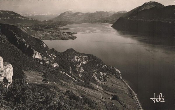 Lac du Bourget. Vue panoramique prise de la Chambotte Vorderseite