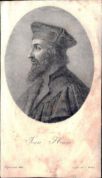 Jean Huss, Jan Hus Vorderseite