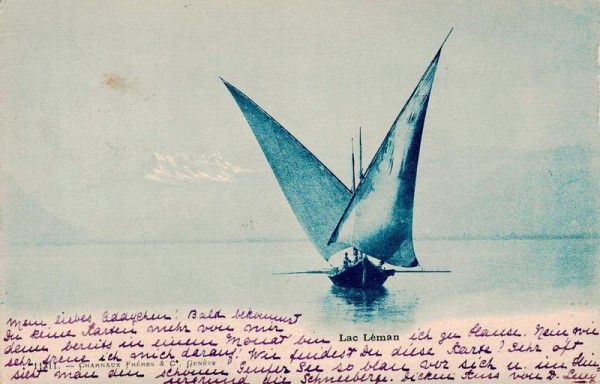 Lac Léman. 1903 Vorderseite