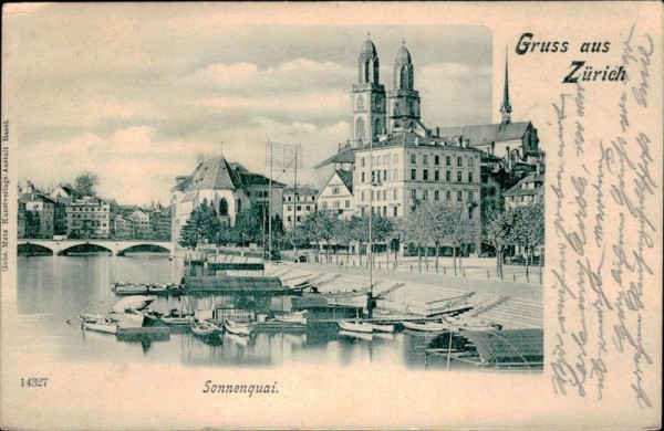 Gruss aus Zürich Vorderseite