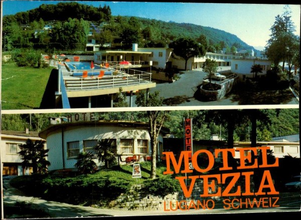 Lugano, Motel Vezia Vorderseite