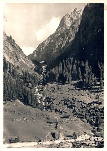 Blick v. Gasthaus gegen Voralpbach und Salbitschyen Vorderseite