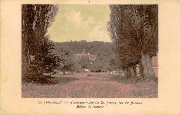 St.Petersinsel im Bielersee Vorderseite