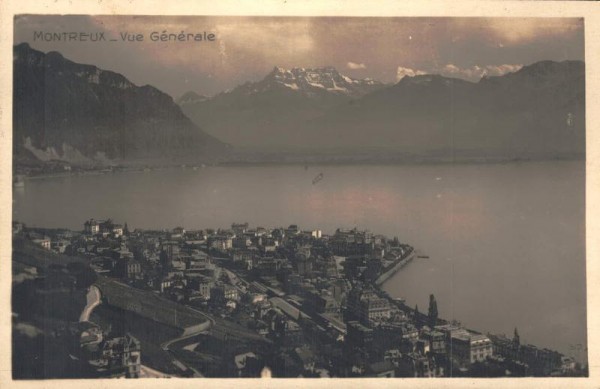 Montreux - Vue Générale. 1926 Vorderseite