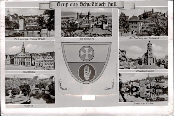 Gruss aus Schwäbisch Hall Vorderseite