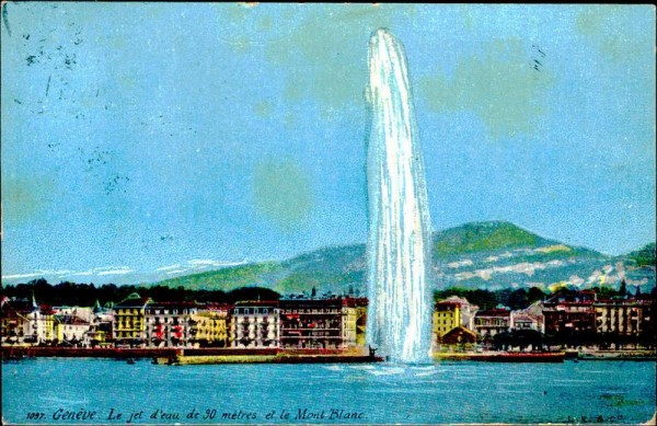 Jet d'eau de Genève Vorderseite